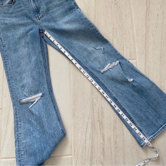 Aritzia Denim Forum The Twiggy High Rise Flare Size 24 - Picture 12 of 13